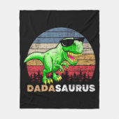 Dadasaurus Fleecedecke (Vorderseite)
