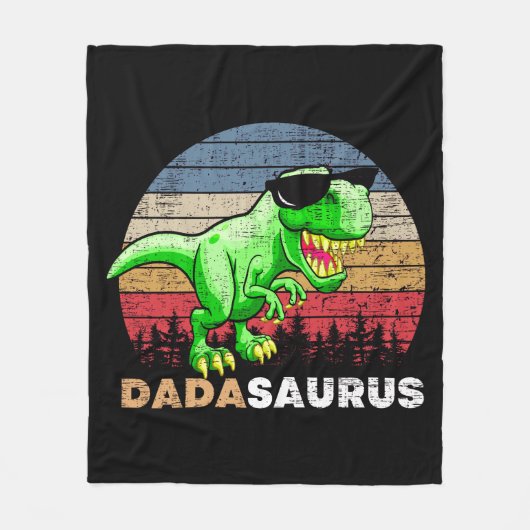 Dadasaurus Fleecedecke (Vorderseite)