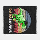 Dadasaurus Fleecedecke (Vorderseite (Horizontal))