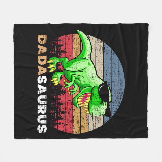Dadasaurus Fleecedecke (Vorderseite (Horizontal))