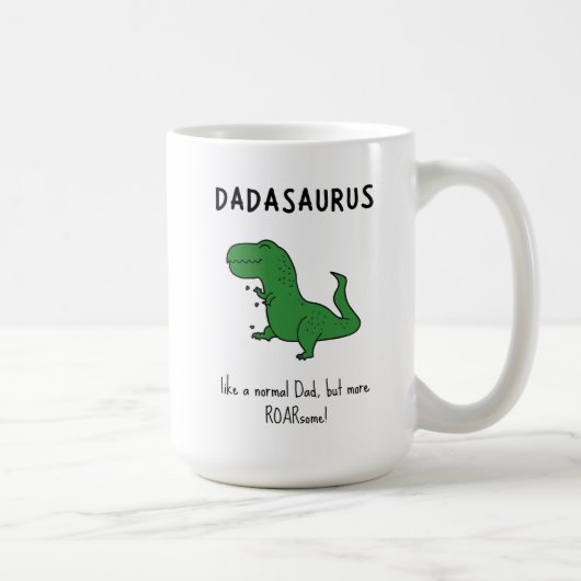 Dadasaurus Funny T-Rex Kaffeetasse (Rechts)