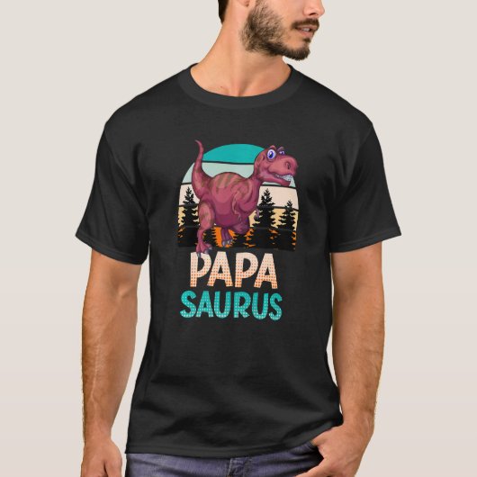 Dadasaurus Papasaurus Daddy T-Shirt (Vorderseite)