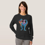 Dadasaurus Papasaurus Dinosaur Kinderwagen für Da T-Shirt (Vorne ganz)