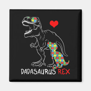 Dadasaurus Rex Autism Awareness Proud Vater Vaters Magnet