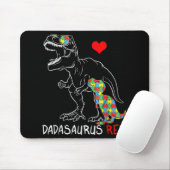 Dadasaurus Rex Autism Awareness Proud Vater Vaters Mousepad (Mit Mouse)