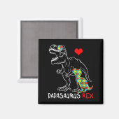 Dadasaurus Rex Autismus-Bewusstsein Stolz Vater Vä Magnet (Vorderseite/Rückseite)