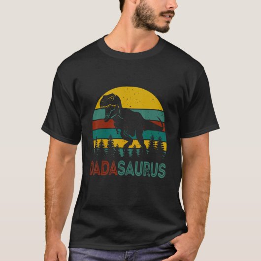 Dadasaurus Rex Dinosaur Dada Saurus Family Matchin T-Shirt (Vorderseite)