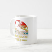 Dadasaurus T Rex Dinosaur Dada Saurus Familie für  Kaffeetasse (Vorderseite Links)
