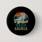 Dadasaurus T Rex Dinosaur Dada Saurus Family Match Button (Vorderseite)