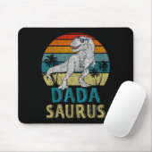 Dadasaurus T Rex Dinosaur Dada Saurus Family Match Mousepad (Mit Mouse)