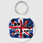 Dadawan God rett Rock'n'Roll Schlüsselanhänger (Vorderseite)