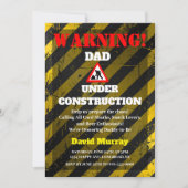 Dadchelor Party | VATER im Bau Einladung (Vorderseite)