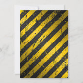 Dadchelor Party | VATER im Bau Einladung (Rückseite)