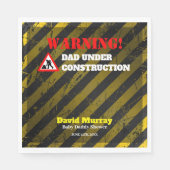 Dadchelor Party | VATER im Bau Serviette (Vorderseite)