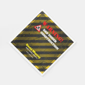 Dadchelor Party | VATER im Bau Serviette (Ecke)