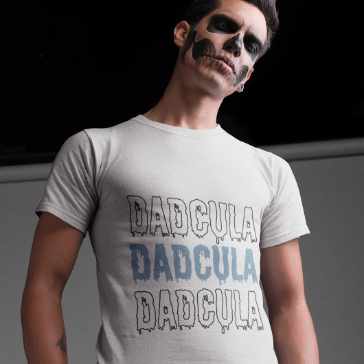 Dadcula Blue Halloween - Spooky & Fun Vater T-Shirt