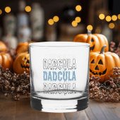 Dadcula Blue Halloween Whiskyglas