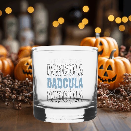 Dadcula Blue Halloween Whiskyglas