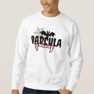 Dadcula, blutige Fangzähne, lustiger Halloween Pap Sweatshirt