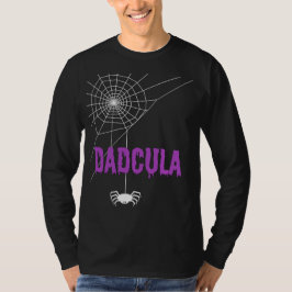 Dadcula Dripping Blood Font and Spider T-Shirt