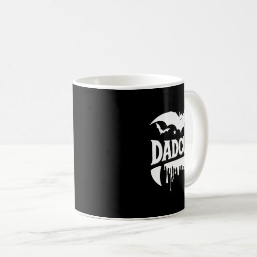 Dadcula Halloween Bat Vampire Fangs Bläheffekt Kaffeetasse (VorderseiteRechts)