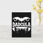 Dadcula Halloween Bat Vampire Fangs Bläheffekt Karte (Gelbe Blume)