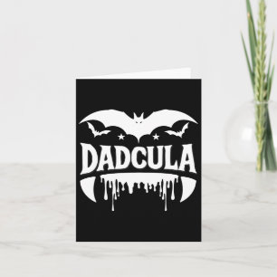 Dadcula Halloween Bat Vampire Fangs Bläheffekt Karte