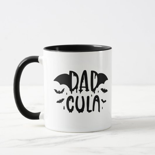 Dadcula | Halloween Couple Funny Family Tasse (Links)