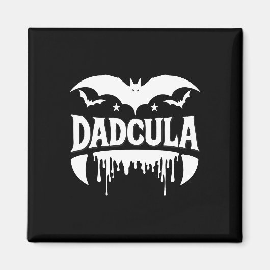 Dadcula Halloween-Fledermaus-Vampirzähne Fließende Magnet (Vorne)