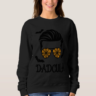 Dadcula Halloween-Vater-Kostüm Spinnennetze Sweatshirt