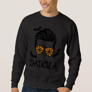 Dadcula Halloween-Vater-Kostüm Spinnennetze Sweatshirt