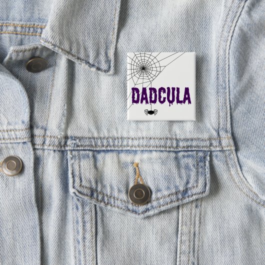Dadcula Lila Dripping Schriftart Spider Web Button (Beispiel)