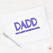 DADD OVALER AUFKLEBER (Umschlag)