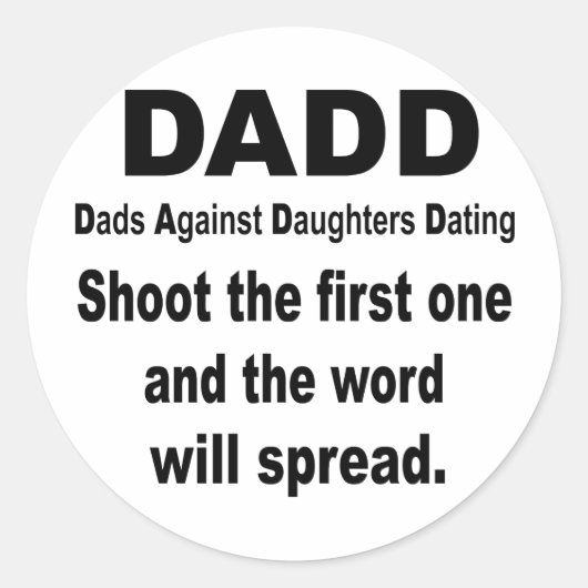 DADD RUNDER AUFKLEBER (Vorderseite)