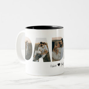Dadda Foto Collage Tasse für Vatertag