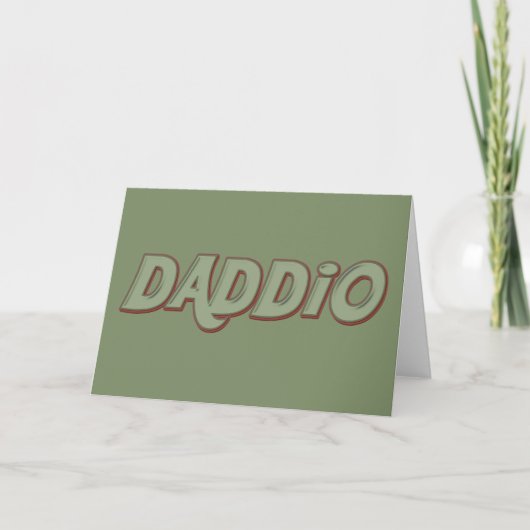 Daddio Card Karte (Vorderseite)