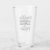 Daddio of the Patio Cool Father's Day Funny Dad  Glas (Rückseite)