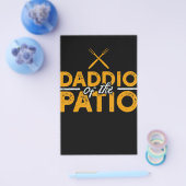 Daddio Of The Patio Funny Grill BBQ Flyer (Einzeln)