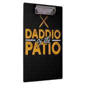 Daddio Of The Patio Funny Grill BBQ Klemmbrett (Rechts)