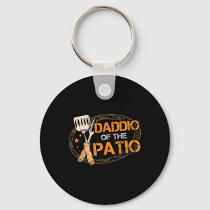 Daddio of the Patio Grillen Würstchen Grillen Barb Schlüsselanhänger