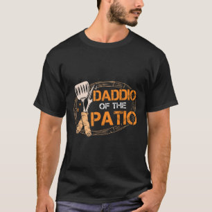 Daddio of the Patio Grillen Würstchen Grillen Barb T-Shirt