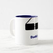 Daddio Zweifarbige Tasse (Vorderseite Links)