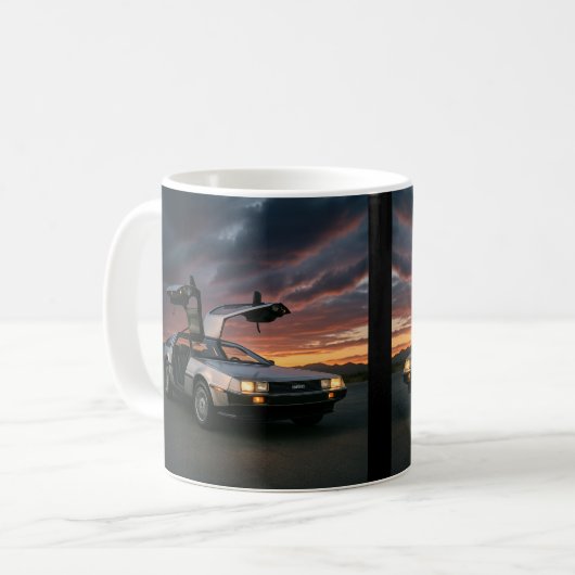 Daddios DeLorean Kaffeetasse (Vorderseite Links)