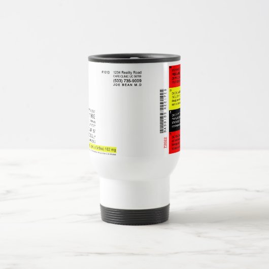 Daddios Rx-Verschreibung-Tasse Reisebecher (Mittel)