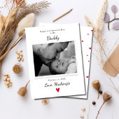 Daddy 1. Valentinstag Baby Foto