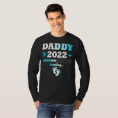 Daddy 2022 Loading Expectant Vater Nachkommen Männ T-Shirt (Vorne ganz)