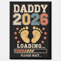 Daddy 2026 Lade Baby-Ankündigung Erwartender Vater