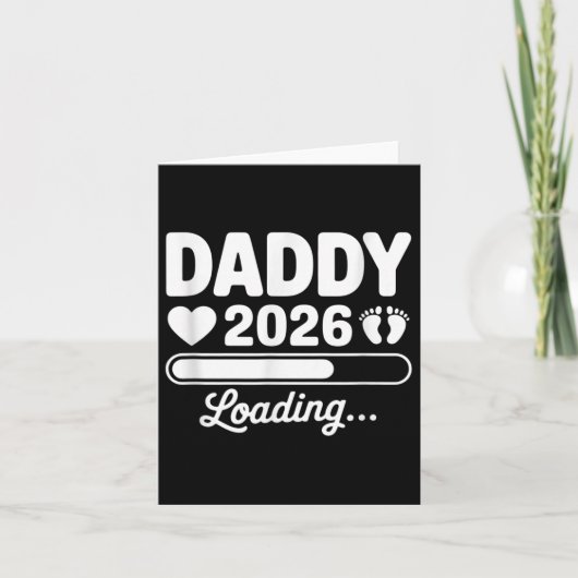 Daddy 2026 Loading Pregnancy Ankündigung New Dad (Vorderseite)