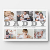 DADDY 6 FotoCollage Grau 12x18 Fotoplatte (Vorderseite)
