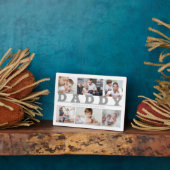 DADDY 6 FotoCollage Grau 12x18 Fotoplatte (Seite)